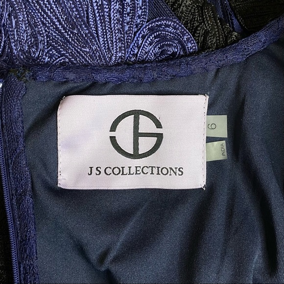 JS Collection Contrast Soutache Sheath Dress - Picture 13 of 14